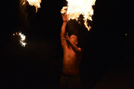 Jongleur de feu Genève