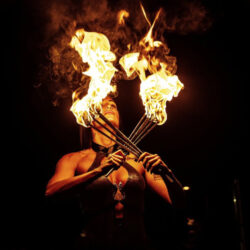 Manipulation agrès de feu