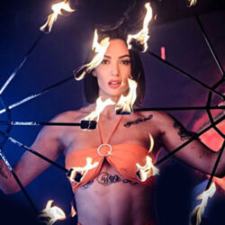 Spectacle éventails de feu Suisse